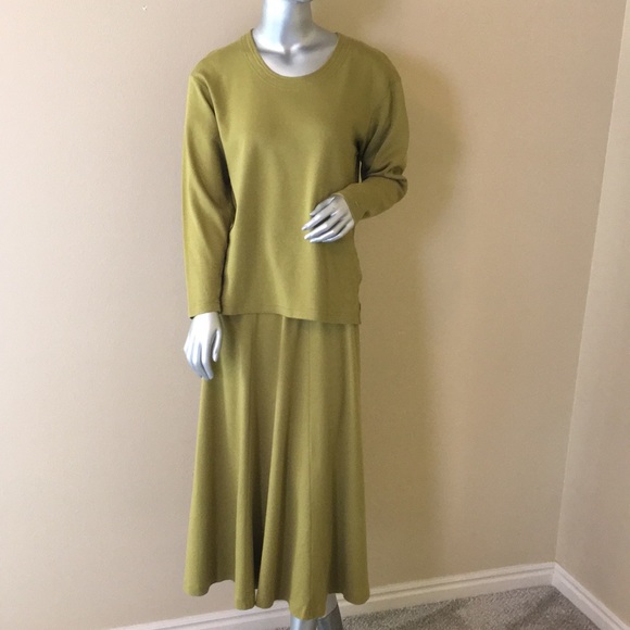 PERUVIAN CONNECTION | Pima Cotton Skirt / Top Set - Picture 1 of 15